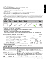 Acer V275HL Quick start guide