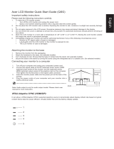 Acer V277U Quick start guide