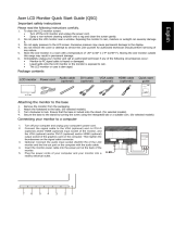 Acer VA241Y Quick start guide