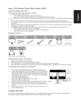 Acer XF270HU Quick start guide