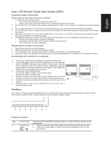 Acer XF290C Quick start guide