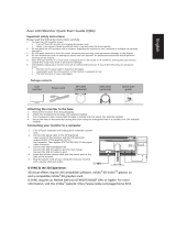 Acer XB270H A Quick start guide