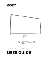 Acer B277 Quick start guide
