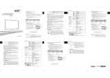 Acer K192HQL Quick start guide