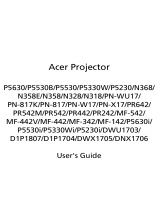 Acer P5530i User manual