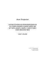Acer U5230 User manual