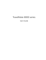 Acer TravelMate 8000 User manual
