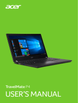 Acer TravelMate P4 Notebook User manual