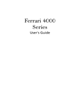 Acer Ferrari 4000 User manual