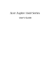 Acer Aspire 1660 User manual