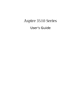 Acer Aspire 3510 User manual