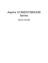 Acer Aspire 5730Z Quick start guide