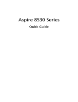 Acer Aspire 8530G Quick start guide