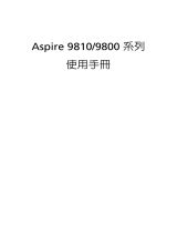 Acer Aspire 9810 User manual
