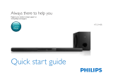 Philips HTL5140B/12 Quick start guide
