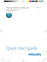 Philips HTD5510/12 Quick start guide