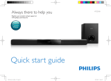 Philips HTL2160W/12 Quick start guide