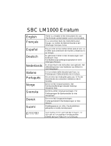 Philips SBCLM1000/05 User manual