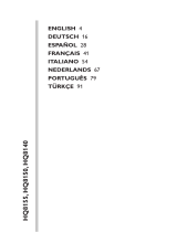 Philips HQ8140/16 User manual