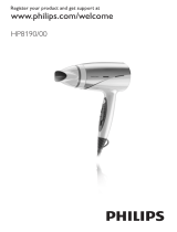 Philips hp 8190 salondry silence User manual