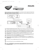 Philips DVP3200V/37 Quick start guide