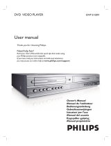 Philips DVP3100V/01 User manual