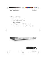 Philips DVP3000K/69 User manual