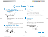 Philips PET717/94 Quick start guide