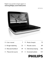 Philips Portable DVD Player PET741D User manual