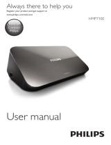 Philips HOME MEDIA PLAYER HMP7100 User manual