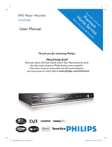 Philips DVDR5500/05 User manual