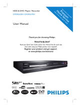 Philips DVDR5570H/05 User manual