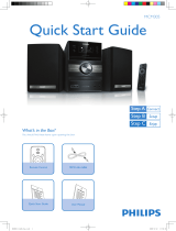 Philips MCM305 Quick start guide