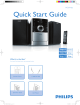 Philips MCM166 Quick start guide