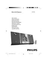 Philips MCM240/25 User manual