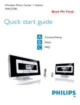 Philips WAC700/79 Quick start guide