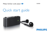 Philips SA018302BN/02 Quick start guide