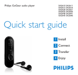 Philips SA2615/97 Quick start guide
