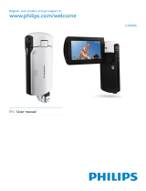 Philips HD camcorder CAM295WH User manual