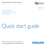 Philips SA3CNT16K/12 Quick start guide