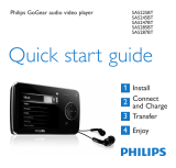 Philips SA5285BT/02 Quick start guide
