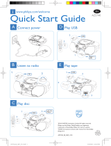 Philips AZ5740/98 Quick start guide