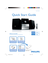 Philips MCM204/12 Quick start guide
