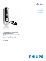 Philips SA011102P/97 User manual