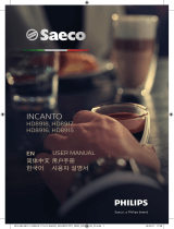 Saeco HD8917/09 User manual
