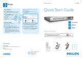 Philips DVDR3380/75 Quick start guide