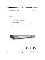 Philips DVP3002/93 User manual