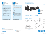 Philips HTR3465/98 Quick start guide