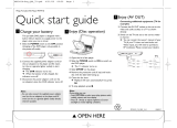 Philips PET941D Quick start guide