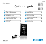 Philips HDD1620/00 Quick start guide